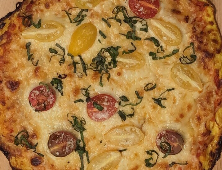 spaghetti squash pizza&nbsp;crust